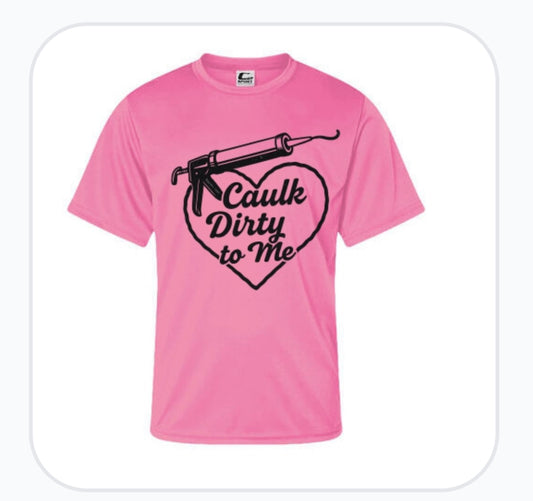 Steel-Toed Sisters™ Hi-Vis Pink Caulking Tee